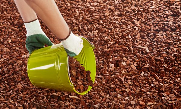 Wood Chip Landscaping in Sequim