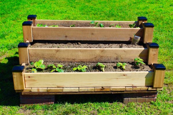 Raised Garden Bed Installation in Sequim